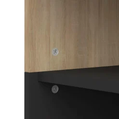 Meuble TV Horizon - Chêne/Noir