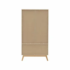 Meuble vitrine 4 portes bois Adèle