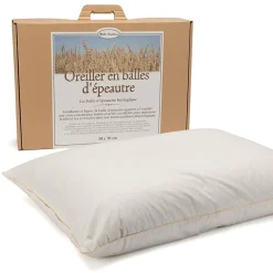 MILLE OREILLERS Oreiller ferme d'épeautre biologique - 50 x 70 cm