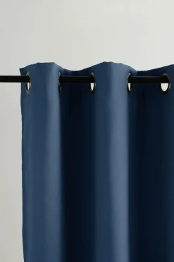 MOONDREAM Rideau 3 en 1 phonique thermique occultant Marius - Bleu Ardoise