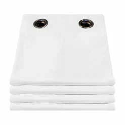 MOONDREAM Rideau velours 3 en 1 phonique thermique occultant Marilou - Blanc