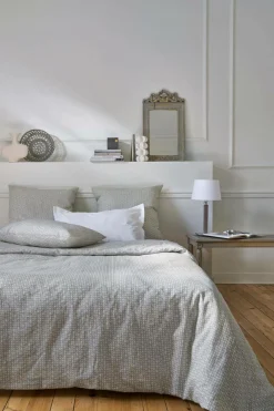 Parure de lit coton lin Néo classique - Galuchat - 240 x 220 cm