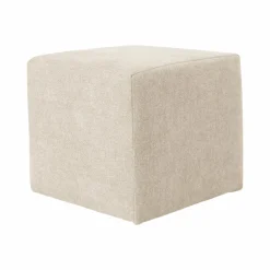 Petit pouf tissu Opus - Naturel