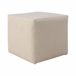 Petit pouf tissu Otis - Crème