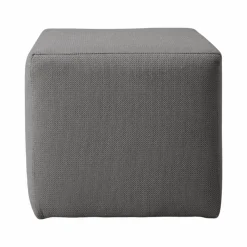 Petit pouf tissu Otis - Gris