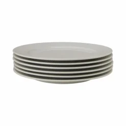 PILLIVUYT Lot de 6 Assiettes plates Plissé