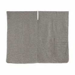 Plaid poncho multifonction en laine Pema - Granit