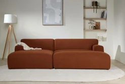 Plaid sherpa gaze de coton bio Pablo - Ecru - 130 x 150 cm