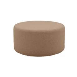 Pouf bouclette 70 cm Ome - Beige