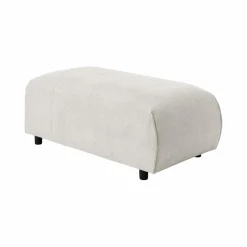 Pouf pour canapé modulable tissu Solal - Beige