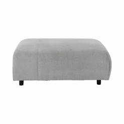 Pouf pour canapé modulable tissu Solal - Gris