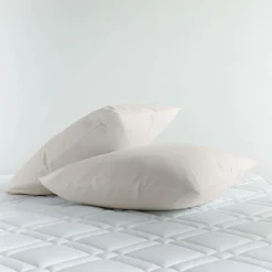 Protège oreiller molleton imperméable coton bio Issac - 60 x 60 cm