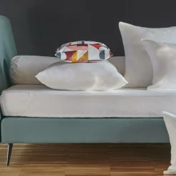 Protège traversin molleton coton bio Mona - Largeur 90 cm