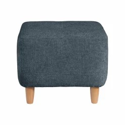 Repose pieds tissu Chambord - Bleu