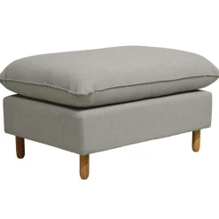 Repose-pieds tissu Portimo - Gris Clair