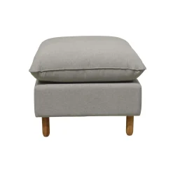 Repose-pieds tissu Portimo - Gris Clair