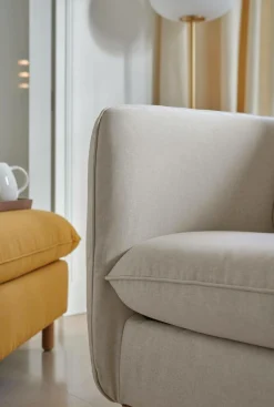 Repose-pieds tissu Portimo - Lin