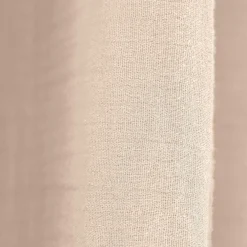 Rideau à pattes gaze de coton Cybelle - Naturel