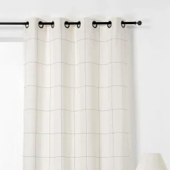 Rideau coton lin Léonin - Ecru - 135 x 260 cm