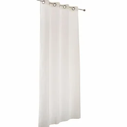 Rideau coton lin Loïs - Blanc Ivoire - 135 x 260 cm