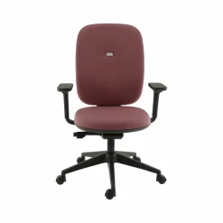 SOKOA Siége Alaia dossier tapissé avec accoudoirs - Lie de Vin