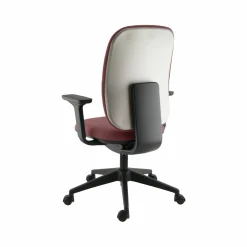 SOKOA Siége Alaia dossier tapissé avec accoudoirs - Lie de Vin