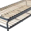 Sommier gigogne métallique à lattes - 80 x 190 cm