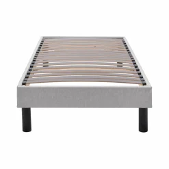 Sommier tapissier livré en kit Marleau - Gris - 80 x 200 cm