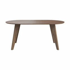 Table à manger ovale bois 6 personnes Lago - Noyer