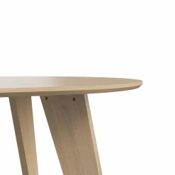 Table à manger ovale bois 6 personnes Lago - Chêne