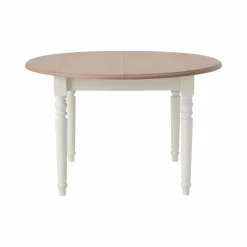 Table à manger ronde extensible bois 4 à 8 personnes Apolline