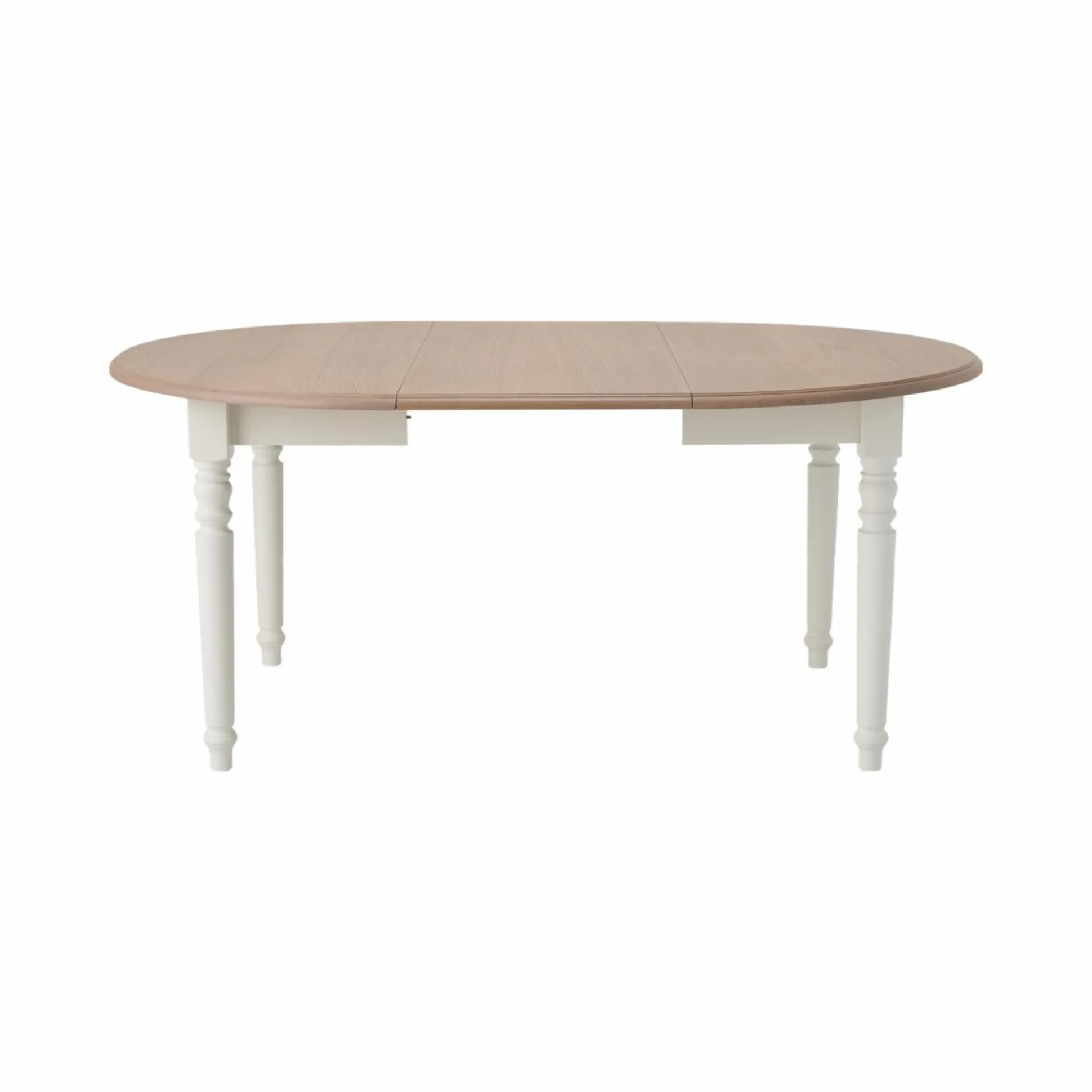 Table à manger ronde extensible bois 4 à 8 personnes Apolline