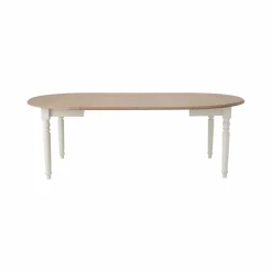 Table à manger ronde extensible bois 4 à 8 personnes Apolline