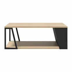 Table basse Albi - Noir/Chêne