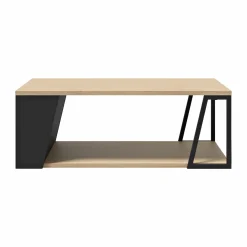 Table basse Albi - Noir/Chêne