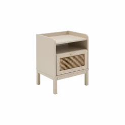 Table de chevet 1 tiroir Sam - Beige