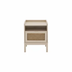 Table de chevet 1 tiroir Sam - Beige