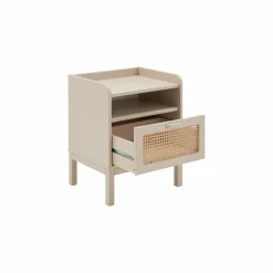 Table de chevet 1 tiroir Sam - Beige
