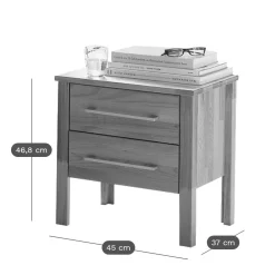 Table de chevet hêtre massif Charly