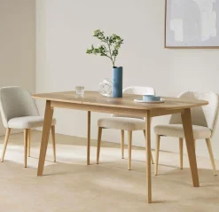 Table rectangulaire extensible Agatha - Chêne