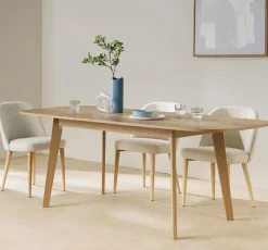 Table rectangulaire extensible Agatha - Chêne