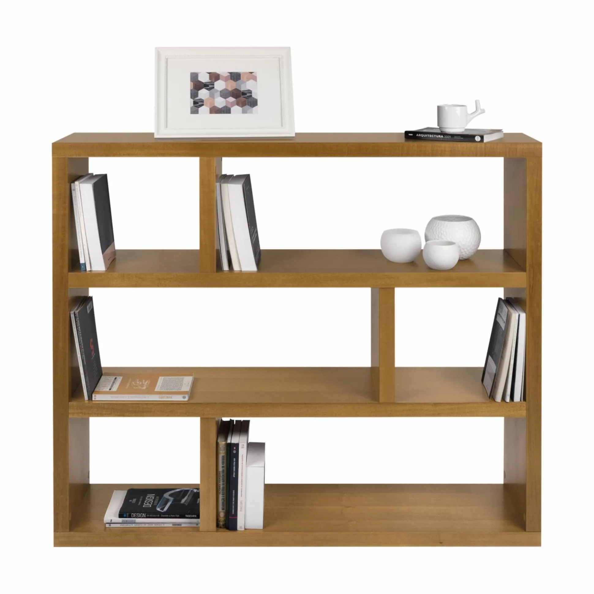 Étagère basse Dublin - Placage Mukali