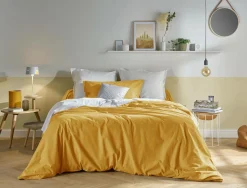 Taie coton bio Fil & Sens - Achillée - Taie d'oreiller 50 x 75 cm