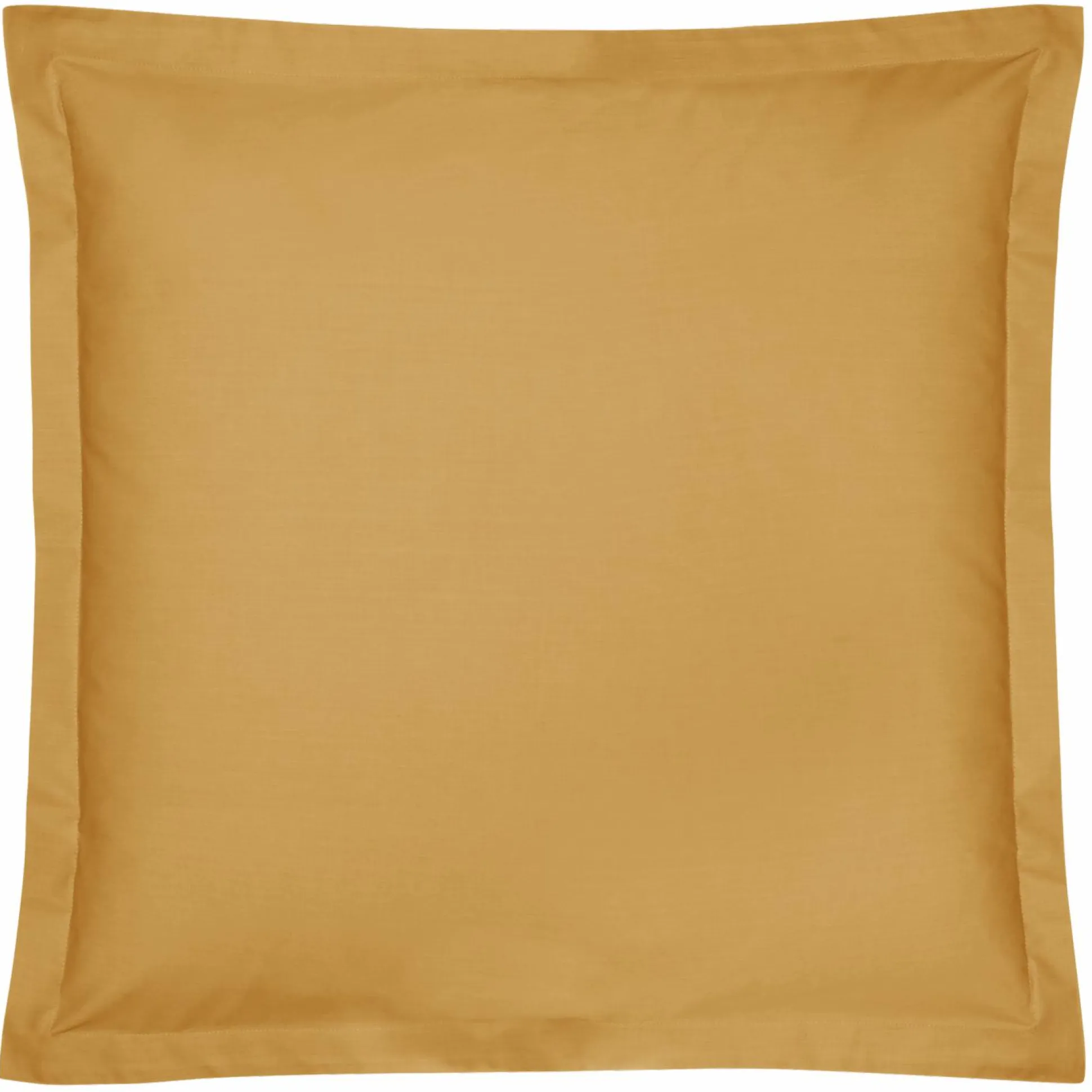 Taie d'oreiller coton bio Fil & Sens - Jaune Curry - Taie d'oreiller 65 x 65 cm