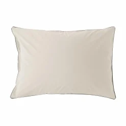 Taie d'oreiller coton bio Thaïs - Dune - 50 x 70 cm