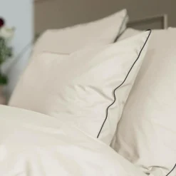 Taie d'oreiller coton bio Thaïs - Dune - 50 x 70 cm