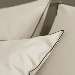 Taie d'oreiller coton bio Thaïs - Dune - 50 x 70 cm