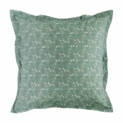 Taie d'oreiller coton bio Verlaine - Céladon - 65 x 65 cm