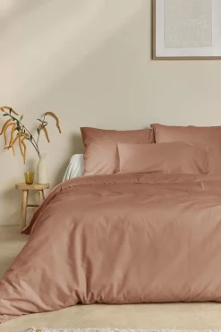 Taie d'oreiller coton lin Valentine - Pêche de Vigne - 50 x 70 cm