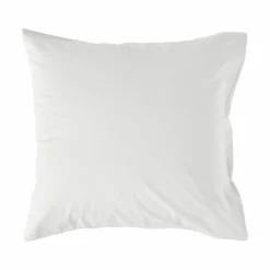 Taie d'oreiller coton lin Valentine - Blanc - 65 x 65 cm